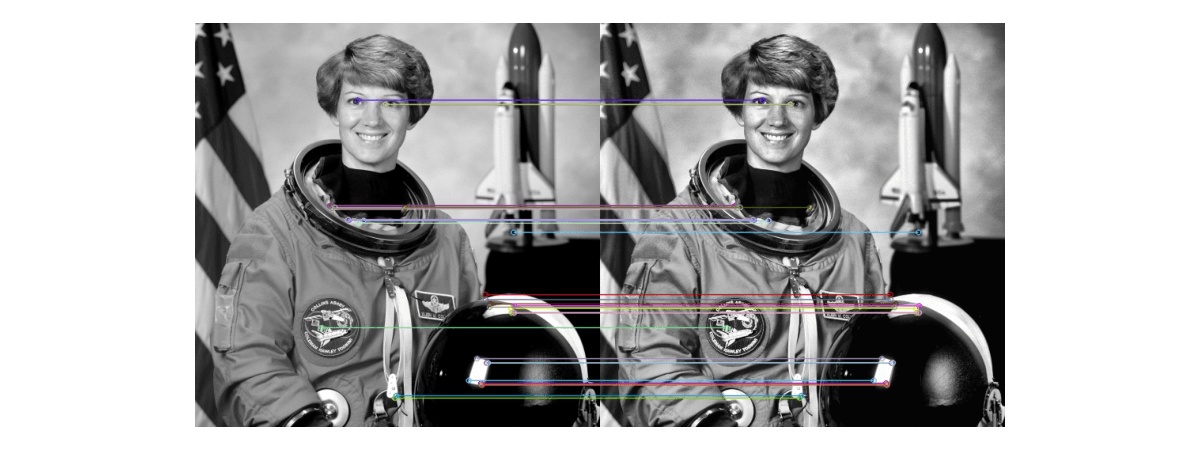 Matching ORB original vs CLAHE